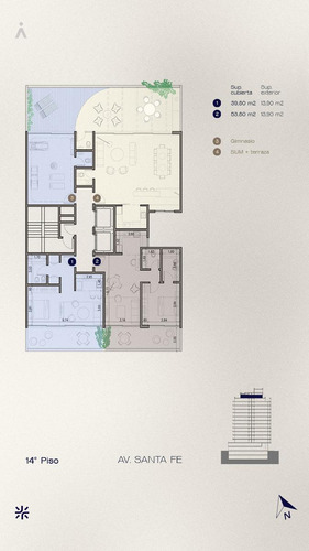 Departamento De 3 Ambientes En Venta En Palermo Hollywood