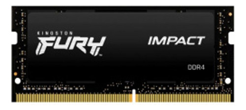 Memoria Ram Kingston Fury Impact Ddr4 16gb 3200mt/s Sodimm