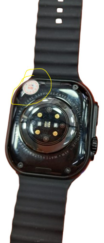 Smartwatch Hw9 Ultra Max 49mm Gps 2 Pulseira Caixa Metal Pulseira Cinza Desenho Da Pulseira Oceano