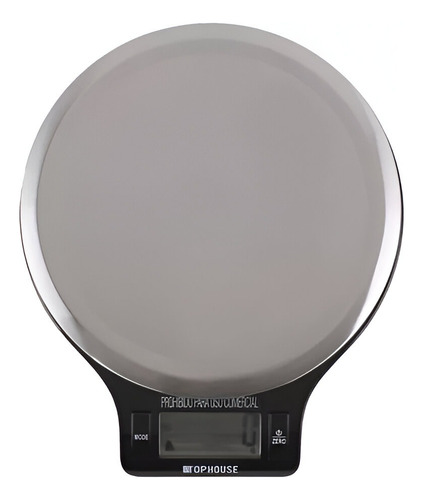 Balanza De Cocina Digital Roja Hasta 3 Kg Color Negro