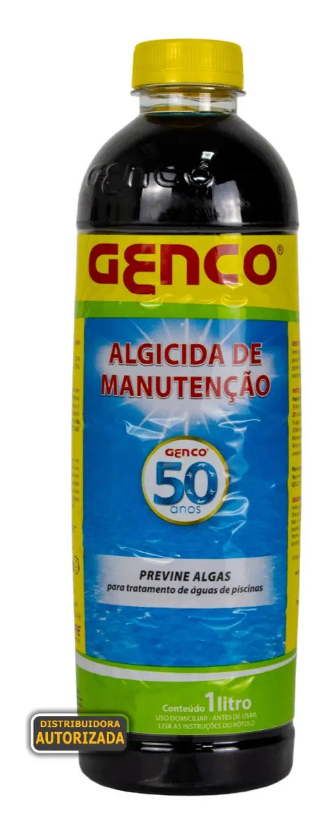 Algicida De Manutenção Previne Algas na Piscina Genco