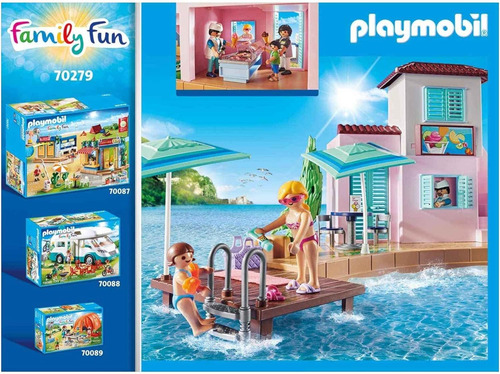 Playmobil Waterfront Ice Cream Stura, Multicolor