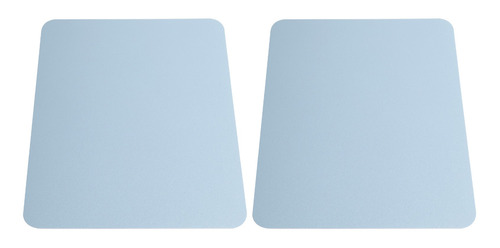Protetor De Mouse, 2 Peças, Mouse Pad, Couro De Pvc De 2 Lad