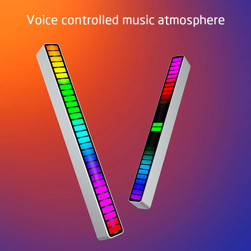 Lámpara De Captación Led Rgb De 18 Colores Con Control De So