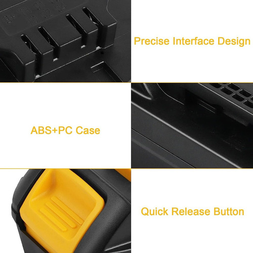 Adaptador Convertidor De Batería Dewalt De 20 V Para Milwauk