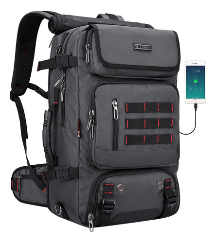 Mochila De Viaje Witzman Carry On Para Hombre, Bolsa De Lona