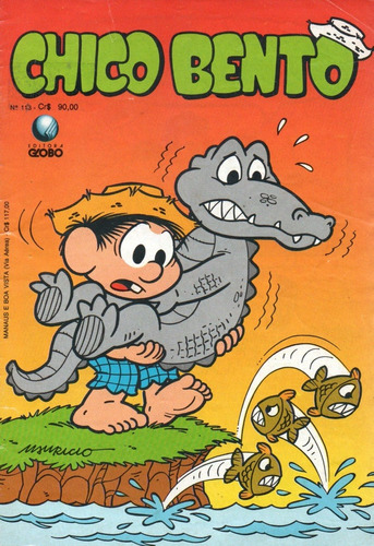 Chico Bento N° 113 - 36 Páginas - Em Português - Editora Globo - Formato 13 X 19 - Capa Mole - 1991 - Bonellihq Cx177 E23