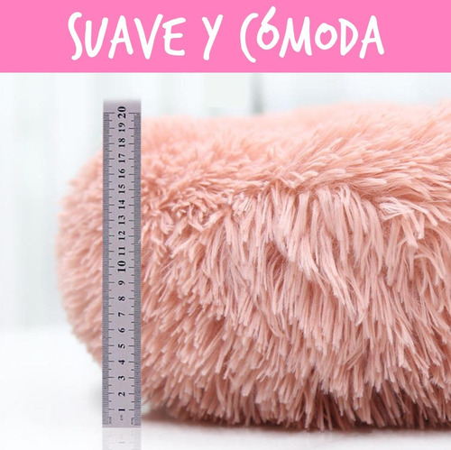 Imagen 7 de 10 de Cama Antiestrés Peluda Para Perros Y Gatos 40 Cm Originales