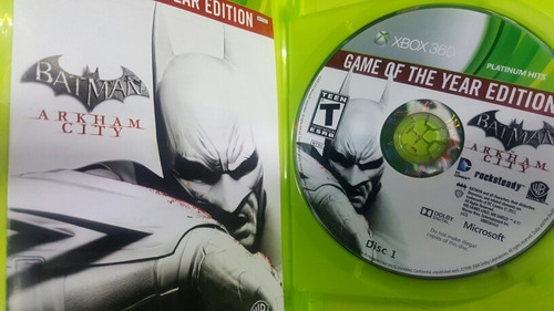 Batman Arkham City Xbox 360 Game Of The Year Edition (Usado)