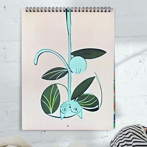 Nuevo Calendario De Pared Para Gatos 2025, Calendario