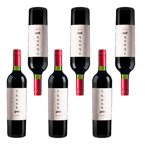 Vino Thank You Malbec Bodegas Bórbore 750ml Caja X 6 Local