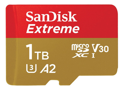 Tarjeta de memoria micro SD Sandisk Microsd Extreme de 1 TB