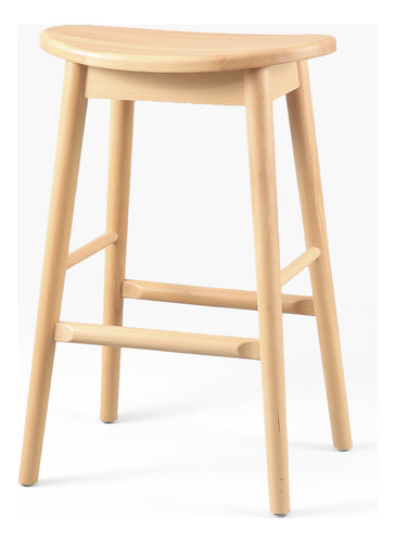 Taburete Medio 66 Madera Nahla Natural Form