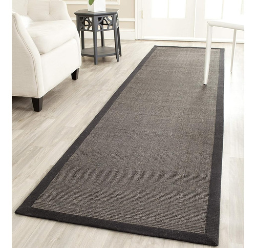 Safavieh Natural Fiber Collection 2'6  X 16' Charcoal / Char