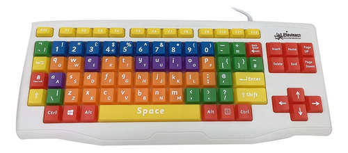 Teclado Playlearn Usa Con Cable/blanco