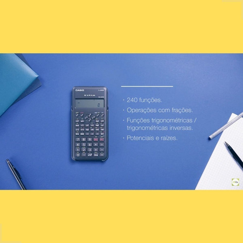 Calculadora Científica Casio Fx-82ms 240 Funções