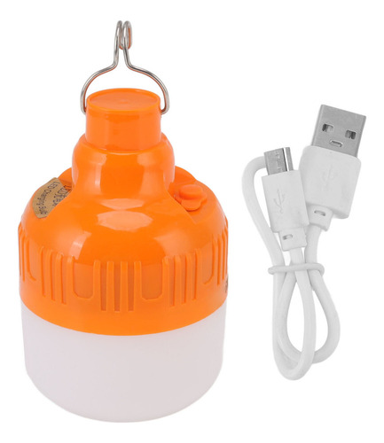 A Bombilla Led Portátil Recargable Night Market Para Acampar
