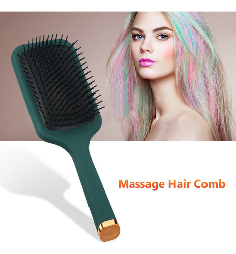 Cepillo De Masaje Para Desenredar El Cabello Rizado Y Liso