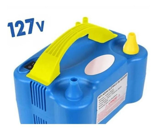 Inflador Compressor De Baloes 2 Bicos - 127v - Azul 220V