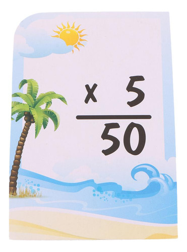 2 Paquete De 2 A 4 Tarjetas Flash De Matemáticas 2 Piezas