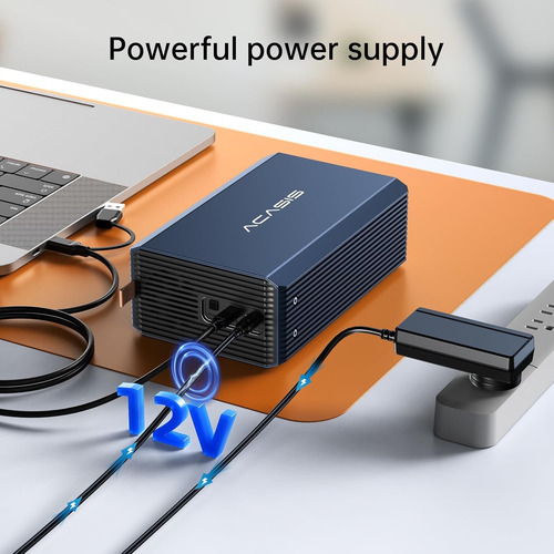Case Acasis Com 2 Baias Usb3.0 Raid Hd 2.5/3.5 Sata