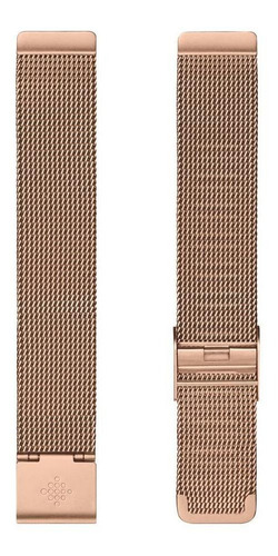 Imagen 1 de 2 de Correa De Acero Inoxidable Fitbit Para Inspire Rose Gold