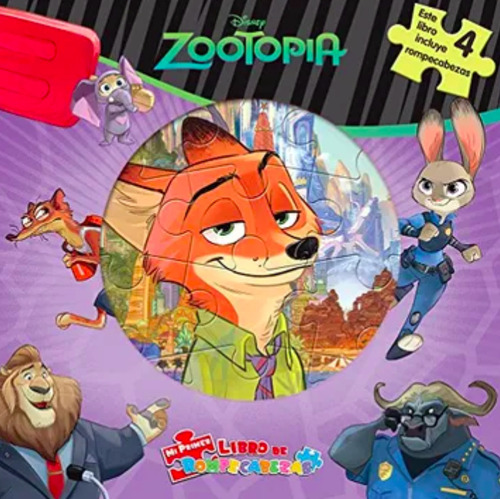 Mi Primer Libro De Rompecabezas: Zootopia
