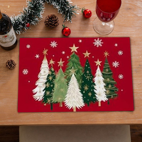 Mantel Individual Navideño Q Mantel De Mesa Christmas Home L