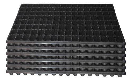 Pack X6 Maceta Bandeja Almaciguera Grande Para 128 Plantas