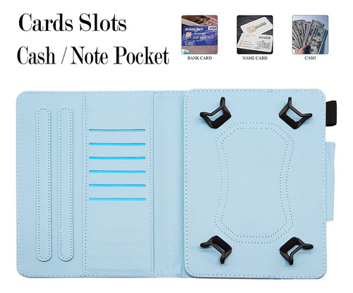 Funda Para Tablet Nannxiebky Universal 10-10.1 Android Púrp
