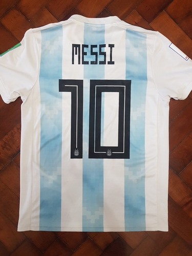 Camiseta Titular Selección Argentina 2018/19, Messi 10 S (Usado)