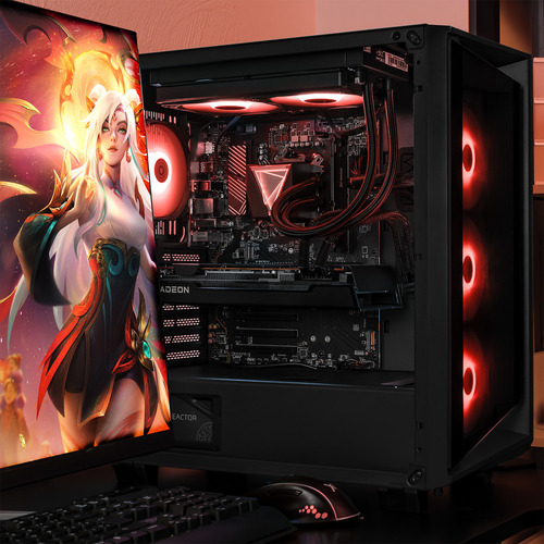 Xtreme Pc Gaming Xpg Amd Radeon Rx 7700 Xt Ryzen 9 7900x 32gb Ddr5 Ssd 1tb Sistema Liquido Wifi Cruiserst Black