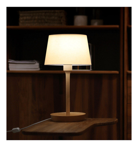 N Lámpara De Mesa Japonesa Estilo Tronco Con Luz Led