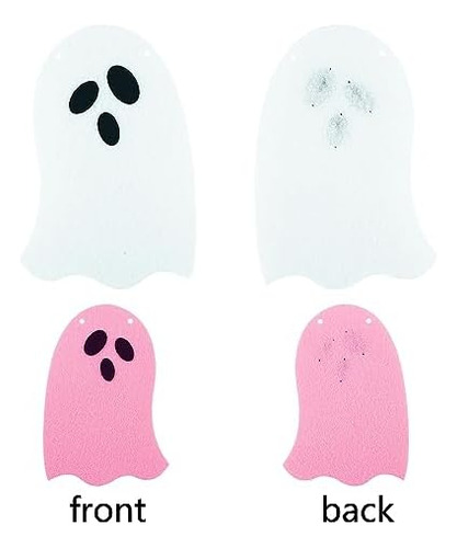 Saktopdeco Paquete De 2 Guirnaldas De Fantasmas De Fieltro,