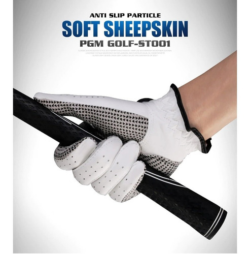 Imagen 5 de 10 de Guante Izquierdo Golf Pgm Weather Max Grip Hombre Soul