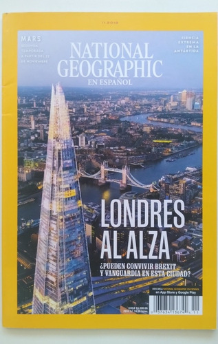 Revista National Geographic Noviembre 2018. J