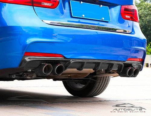 Imagen 3 de 10 de Difusor Facia Trasera Bmw Serie 3 F30 M Performanc 2012-2018