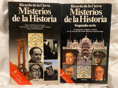 Misterios De La Historia Series 1 Y 2 Ricardo De La Cierva