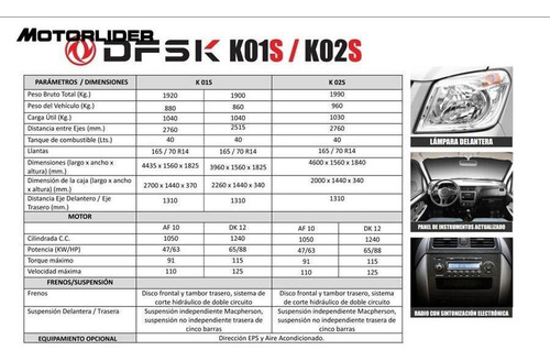 Dfsk Pick Up Doble Cabina D/h Y A/a 1.1 - Permuta / Financia