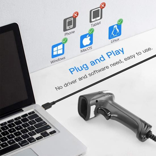 Eyoyo Usb Qr 2d Barcode Scanner, Lector De Código De Barras
