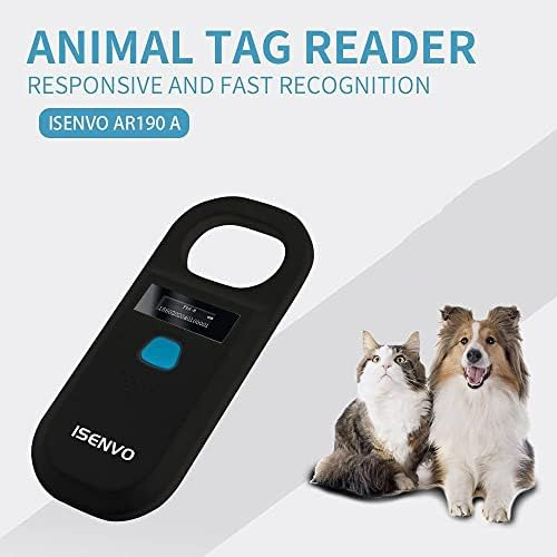 Isenvo Escáner De Microchip Para Mascotas Escáner De Lector