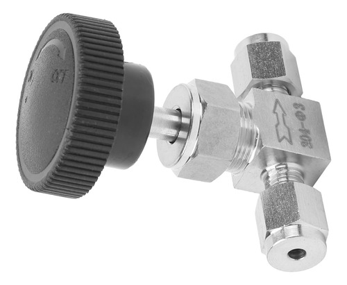Válvula De Aguja De Acero Inoxidable 304 De 2 Vías De Alta P