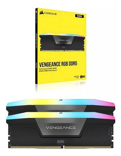 Memoria Ddr5 64gb 2x32gb 6200mhz Corsair Vengeance Rgb