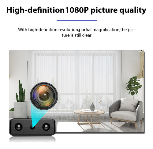 Cámara De Seguridad 1080p Con Visión Nocturna Para El Hogar