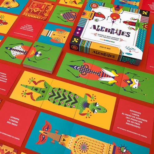 Juego De Mesa Infantil Alebrijes Estrategia Didáctico +8años