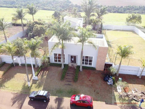 Casa Dos Sonhos Com 5 Suítes, Campo,pomar E Piscina - Ch0634