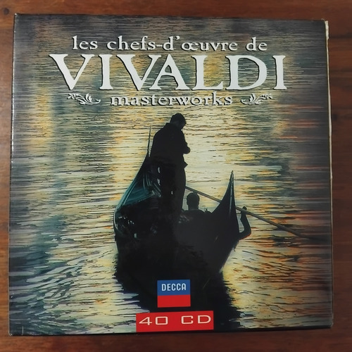 Box 40 Cd Vivaldi Masterworks Estandar (Usado)