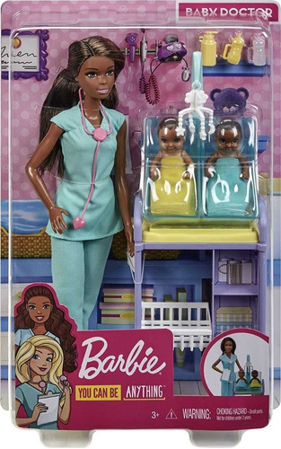 Muñeca Barbie ¡profesión: Doctora Pediatra! Original Y Nueva