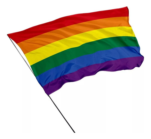 3 Bandeiras Grandes Lgbt+ Orgulho Gay Pride- Carnaval Folia