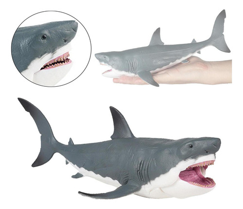// Megalodon Simulação Criatura Antiga Presente Plástico
